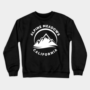 Alpine Meadows Ski Snowboard Mountain California Yosemite - Travel Crewneck Sweatshirt